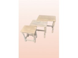 Lot 3 Tables basses gigognes