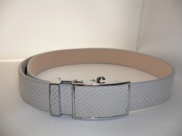 Ceinture femme 100%cuir beige